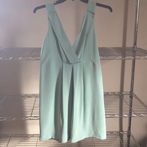 Sea foam silk J. Crew dress
